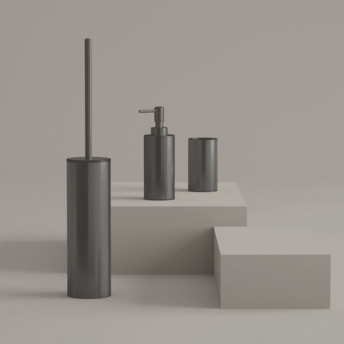 GEDY EE988100000 ELETTRA Portacepillos gun metal