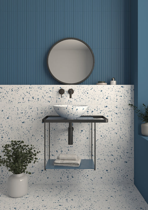 DUNE IMA AZUL 10x40 Azulejo Pasta Blanca
