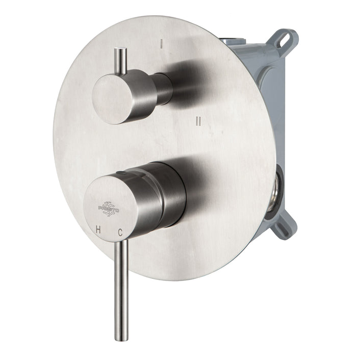 PRESTO 8677299 Nox mecanismo ducha empotrable 3 vías Inox