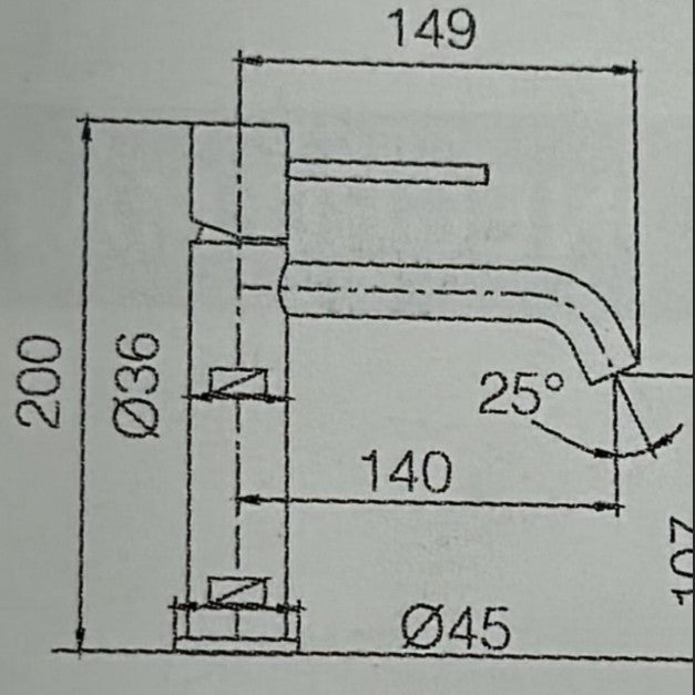 IMEX BDM039-1NQ MONZA Grifo Monomando de Lavabo Color Níquel Cepillado