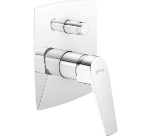 GENEBRE 69116 34 45 66 KLOE Grifo Monomando De Ducha Empotrado 2Vías Cromo