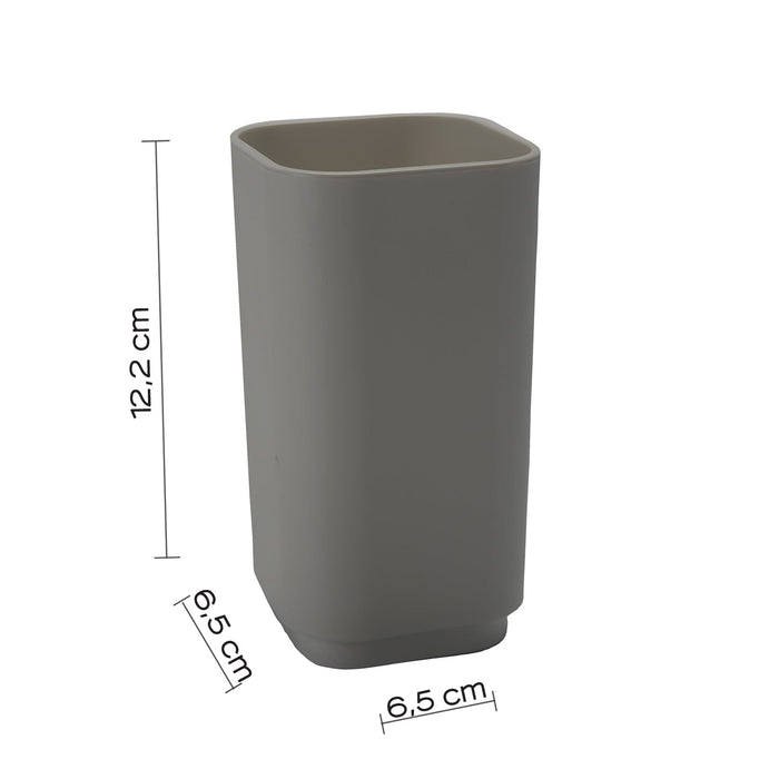 GEDY 63980800300 SEVENTY Portacepillos Gris