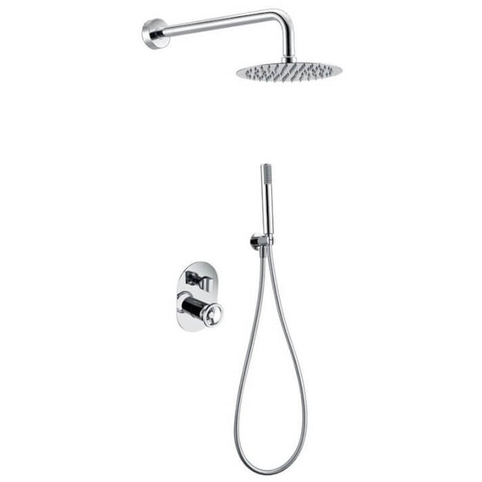 IMEX GPC033 OLIMPO Conjunto de Ducha Empotrado Monomando Cromo