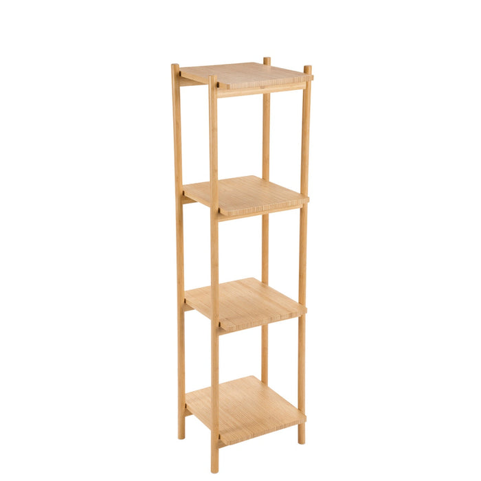 ANDREA HOUSE BA24534 Estantería de baño de bambú con 4 estantes