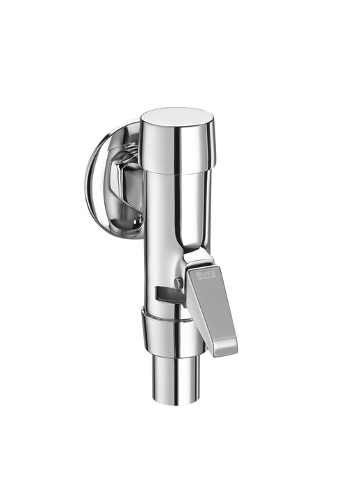 ROCA A5A9477C00 AQUA Fluxor Exterior de 3/4" para Inodoro con Accionamiento Palanca Cromo