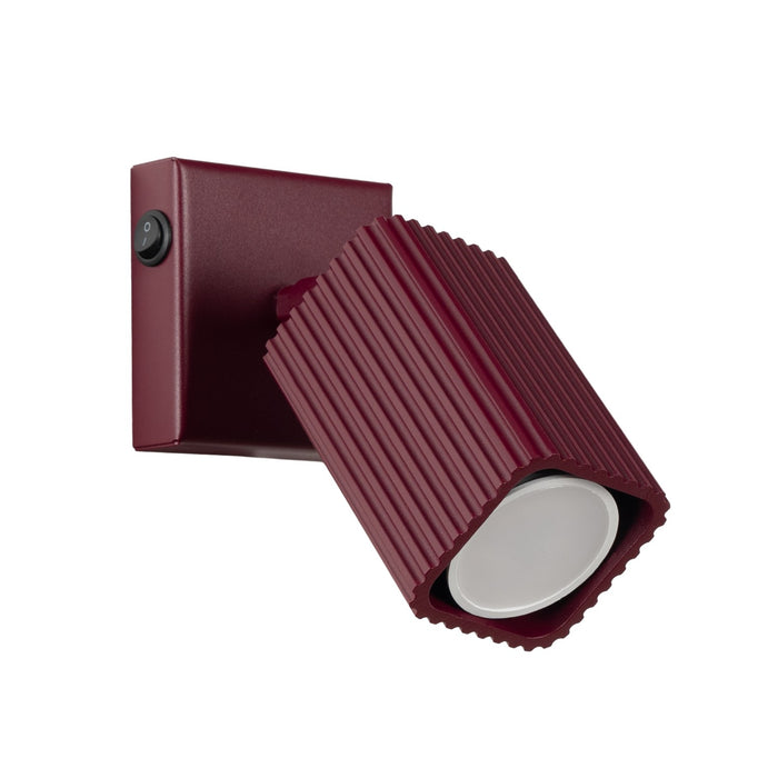 SOLLUX SL.3217 Lámpara De Pared Rayo Burdeos Con Interruptor