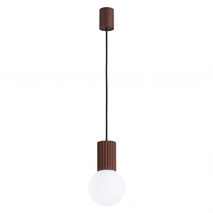 SOLLUX SL.2399 Lámpara Colgante Halo 1 Marrón
