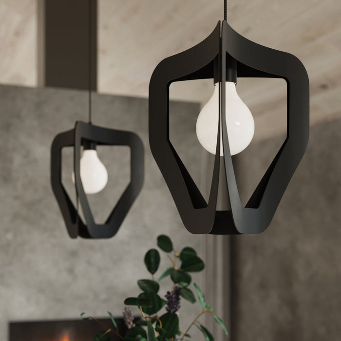 SOLLUX SL.0930 Lámpara Colgante TRES Negro