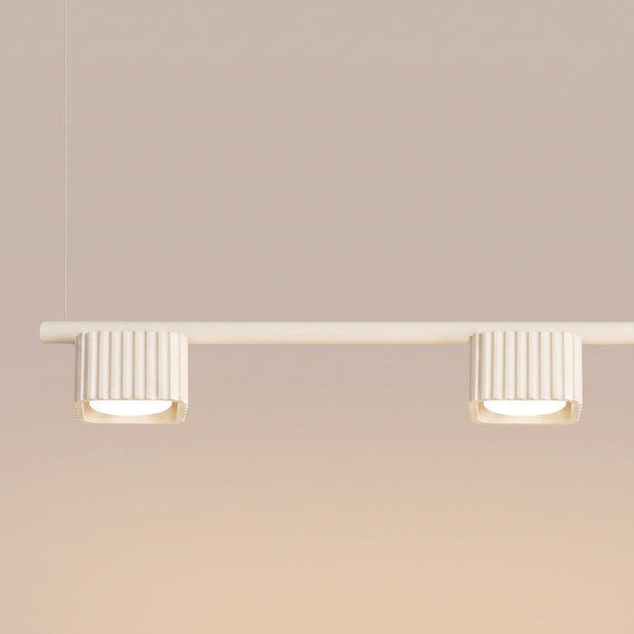 SOLLUX SL.3027 Lámpara De Araña Riff 4 Beige Gx53