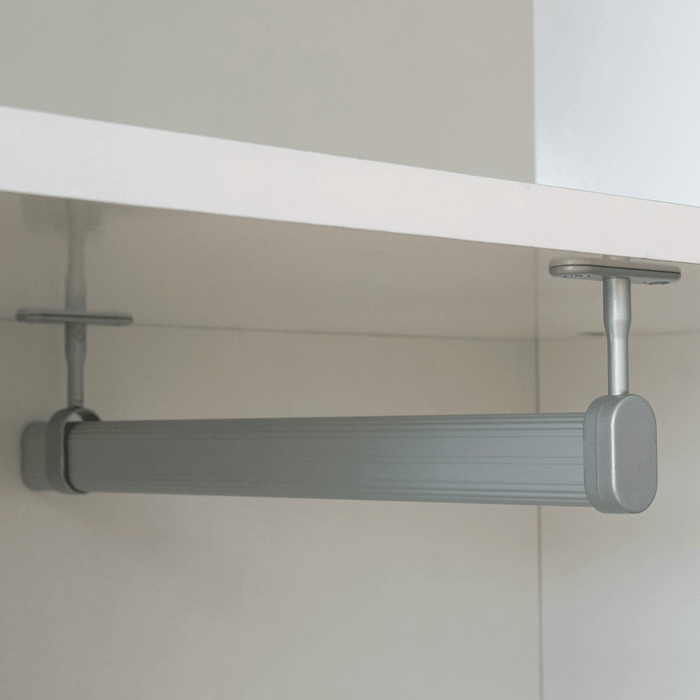 MUEBLES PITARCH Armario Recibidor Neo Blanco alto brillo/Roble Cambrian