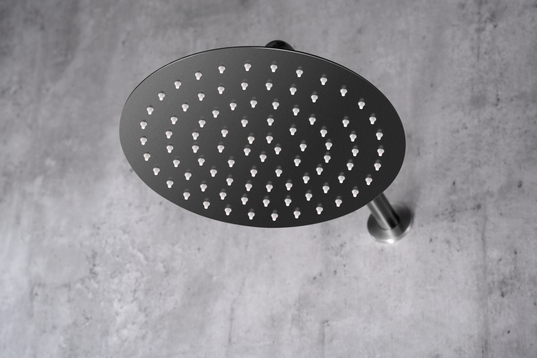 IMEX GTA052/NG ASSEN Grifo Termostático Ducha Empotrado 2 Vías Negro Mate