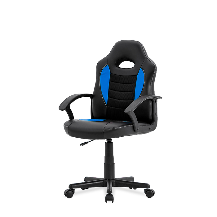 FURNITURE STYLE FS805NGAZ ZOE Silla Gaming Imitación Piel-Textil Color Negro/Azul