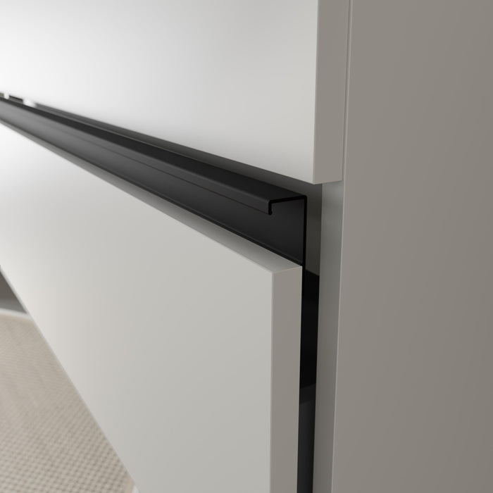 SALGAR 116070 BEQUIA PLUS METAL Mueble de Baño 1 poza Porcelana 120cm Blanco Mate