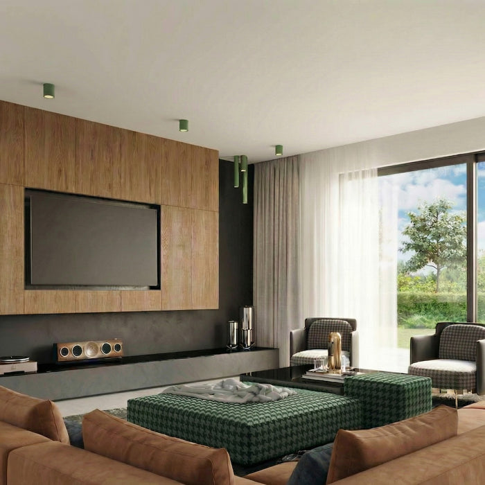 SOLLUX SL.2071 Plafón LAGOS 10 verde oliva