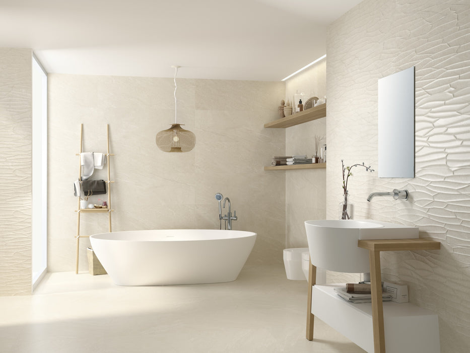 BALDOCER NATURE BONE 40X120 Revestimiento Pasta Blanca