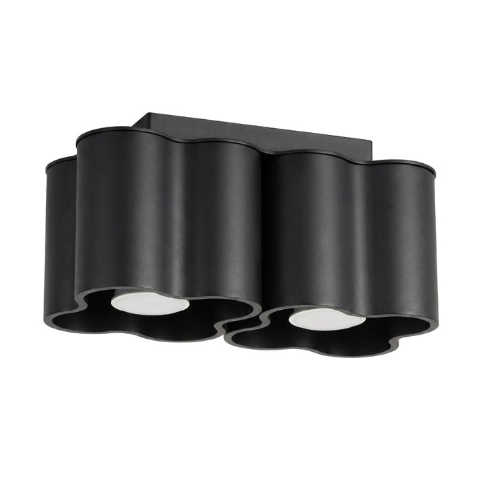 SOLLUX SL.3338 Lámpara De Techo Ovio 2 Negra Gu10