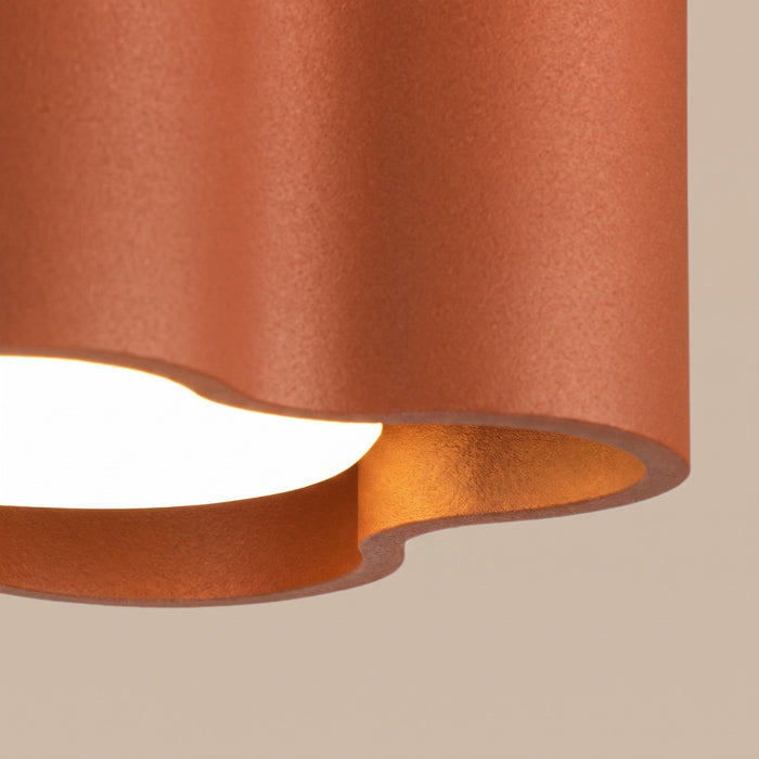 SOLLUX SL.3354 Lámpara De Techo Ovio 1 Ocre Rojo Gx53