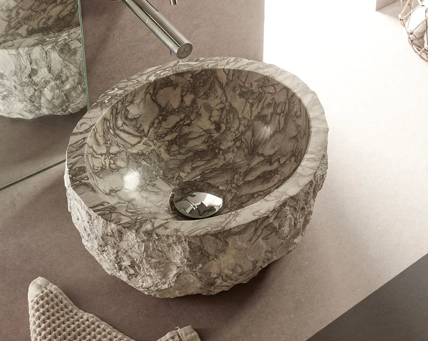 BhD 7063 DOVER Lavabo Circular Piedra Doreng