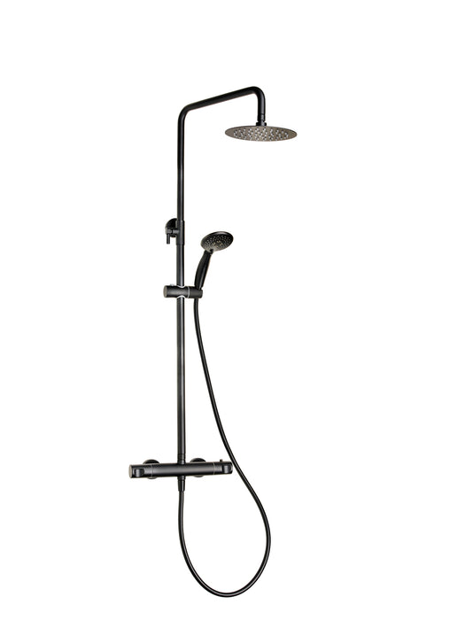 STROHM TEKA 84238020N MANACOR Grifo Gran Ducha Termostática Negro