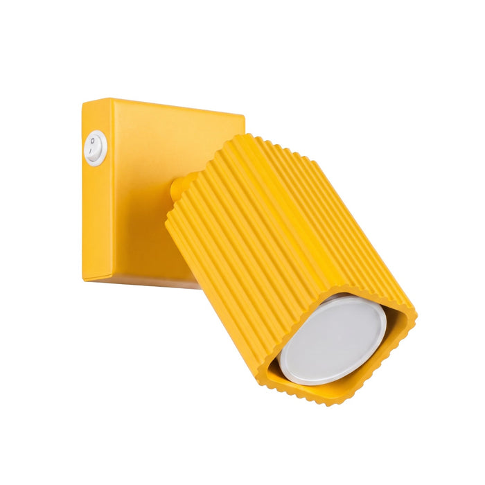 SOLLUX SL.3259 Lámpara De Pared Rayo Amarilla Con Interruptor