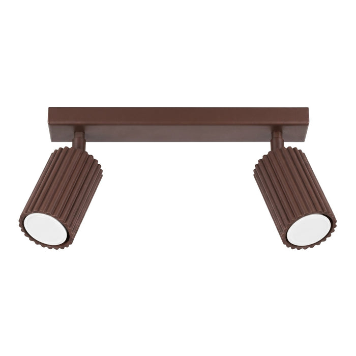 SOLLUX SL.2372 Plafón Karbon 2 Marrón
