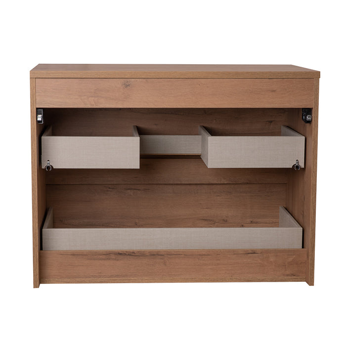 BATHME MADISON TOP Mueble de Baño con Lavabo 2 Cajones Roble Ostippo