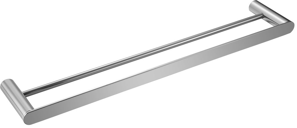 MEDICLINICS AI1311CS AURA Toallero Baño Barra Doble Acero Inox Satinado