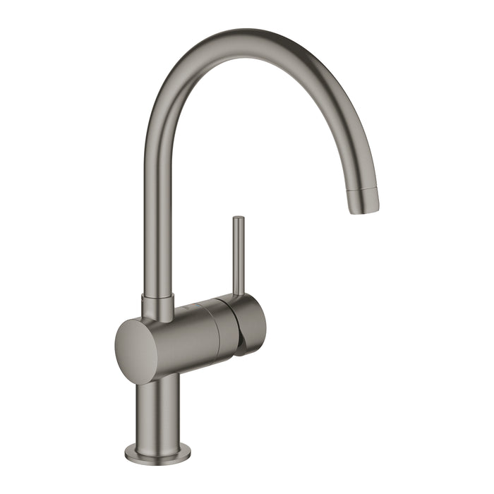 GROHE 32 917 AL0 MINTA Monomando Fregadero Caño C Grafito Cepillado