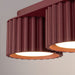 SOLLUX SL.2636 Plafón AURA 3 burdeos Gx53