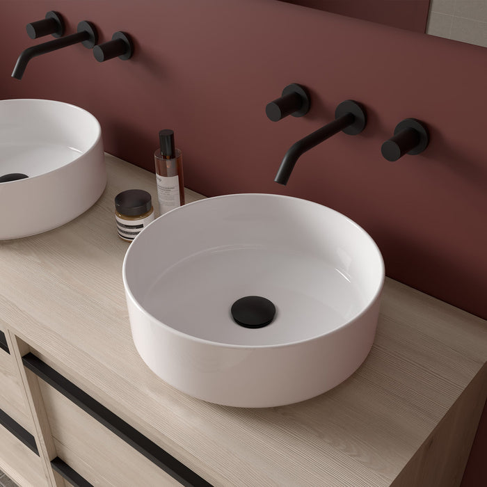 SALGAR 104985 ATTILA Mueble de Baño con Tapa Encimera 4 Cajones 140 cm Color Natural