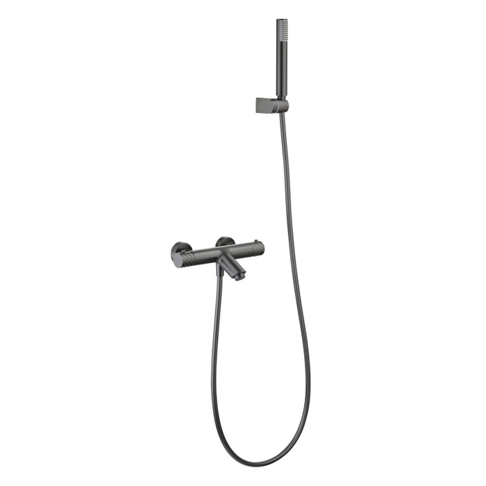IMEX BTB063-4BGM BLESS-PALAU Grifo Termostatico Para Bañera Black Gun Metal