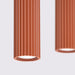 SOLLUX SL.2006 Lámpara Colgante Karbon 4L Ocre Rojo