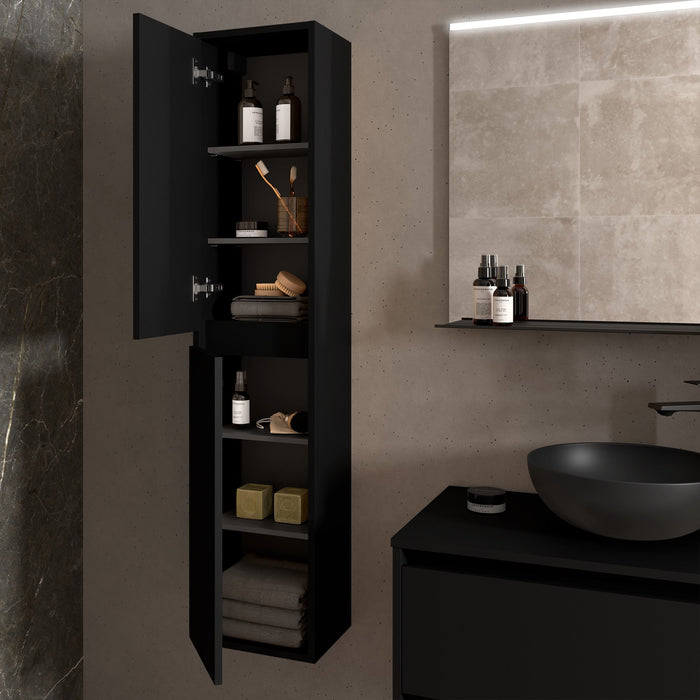 SALGAR 104362 NOJA Pilar Color Negro Satinado
