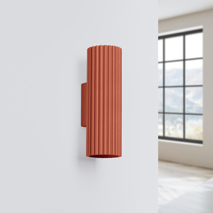 SOLLUX SL.1655 KARBON Aplique 20 Rojo Ocre