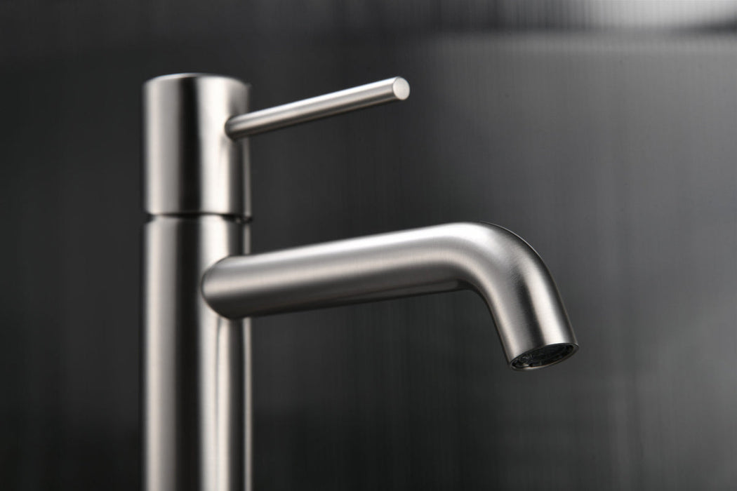 IMEX BDM039-1NQ MONZA Grifo Monomando de Lavabo Color Níquel Cepillado