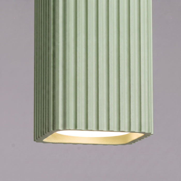 SOLLUX SL.3303 Lámpara De Techo Rayo 10 Verde Salvia