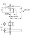 GROHE 29 192 GN1 ESSENCE Monomando Lavabo Mural Tamaño M Oro Cepillado