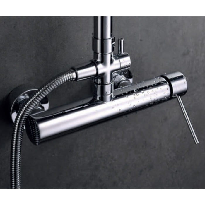 IMEX BDYS045 MILOS STICK Grifo Monomando Conjunto de Ducha Telescópico
