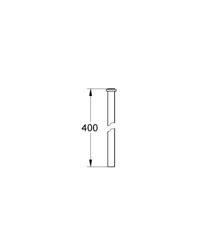 GROHE 37 043 000 Tubo Descarga Fluxor Urinario 400mm