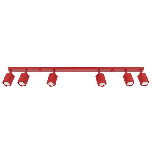 SOLLUX SL.3252 Lámpara De Techo Rayo 6L Roja