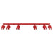 SOLLUX SL.3252 Lámpara De Techo Rayo 6L Roja