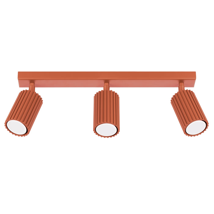 SOLLUX SL.1638 KARBON Lámpara De Techo 3l Rojo Ocre
