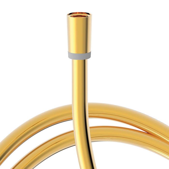 TRES 9134609OR COMPLEMENTOS DE DUCHA Flexo Satinado Color Oro 24K