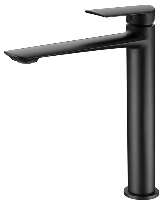 IMEX BDG040-3NG URAL Grifo de Lavabo Alto Negro Mate