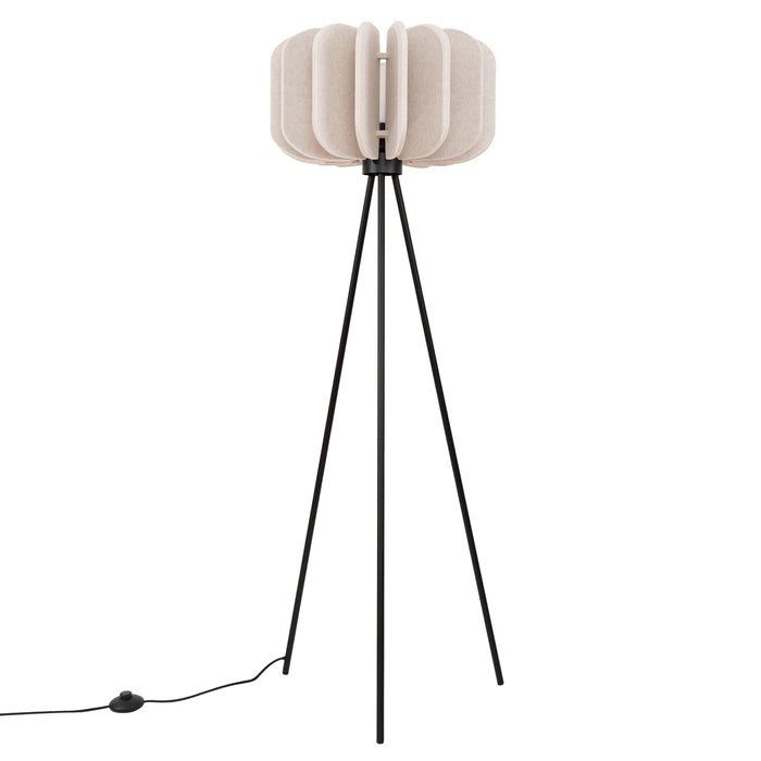 SOLLUX SL.1863 Lámpara de pie MULA 45 beige beige/negro
