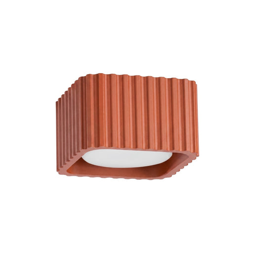 SOLLUX SL.3060 Lámpara De Techo Riff 1 Ocre Rojo Gx53