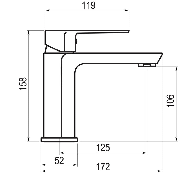 PRESTO 4605030 Aroha lavabo Oro rosa
