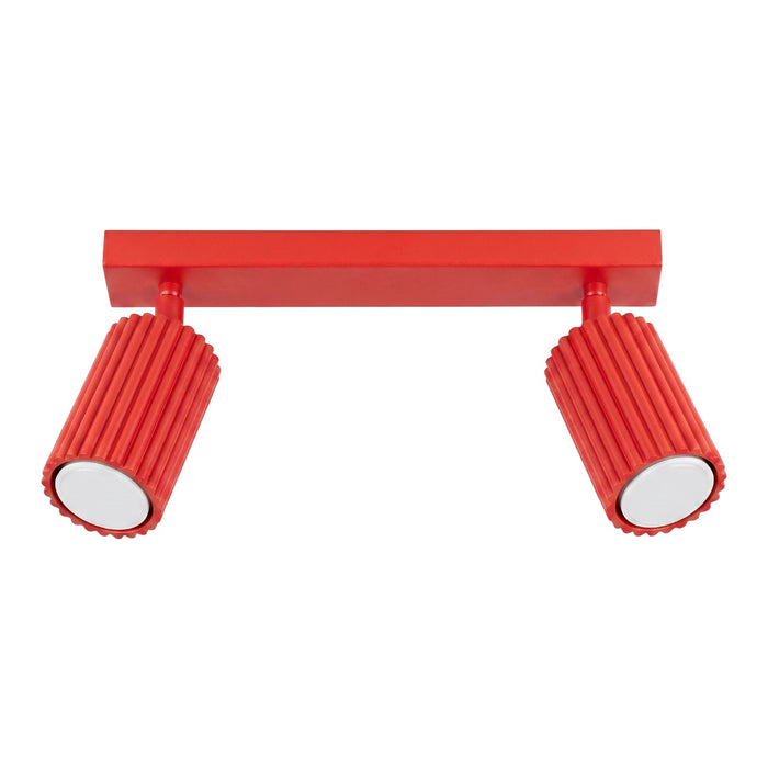 SOLLUX SL.2365 Plafón Karbon 2 Roja