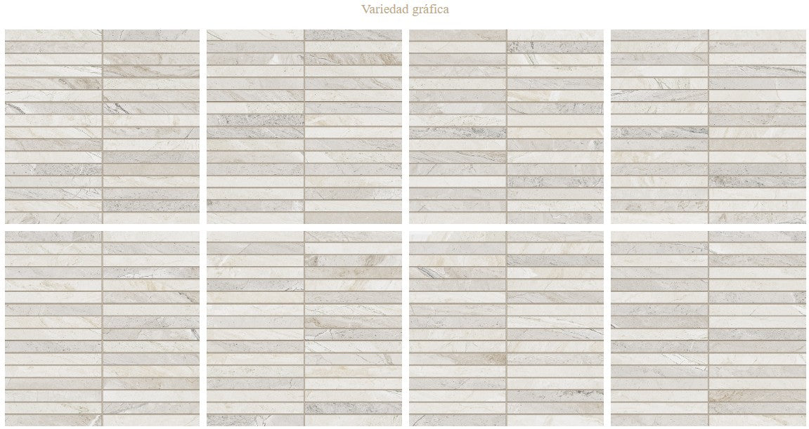 LA PLATERA PENCIL EARTH 35x35 Azulejo Pasta Blanca