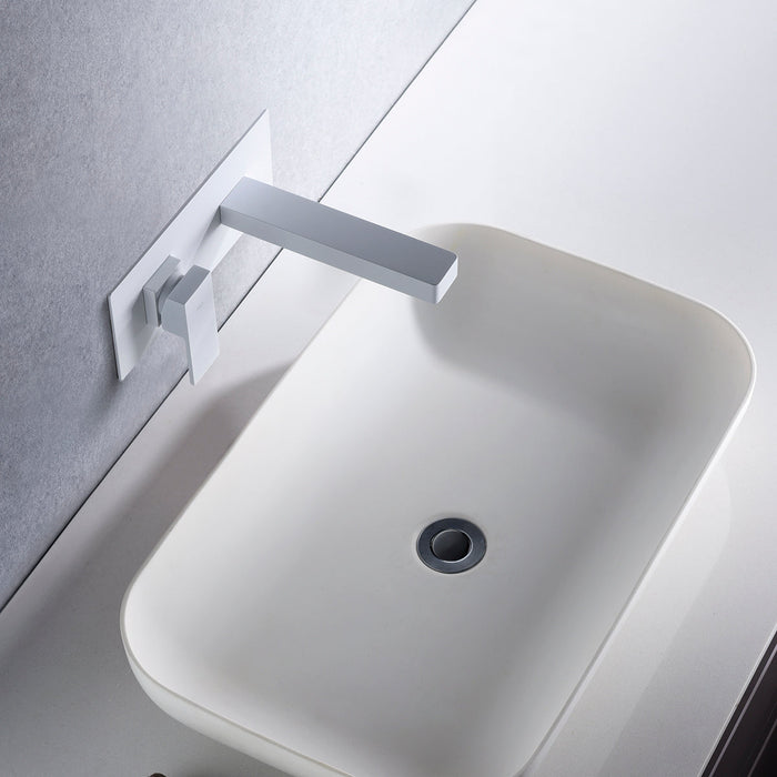 IMEX GLE020/BL SUIZA Grifo de Lavabo Empotrado Blanco Mate